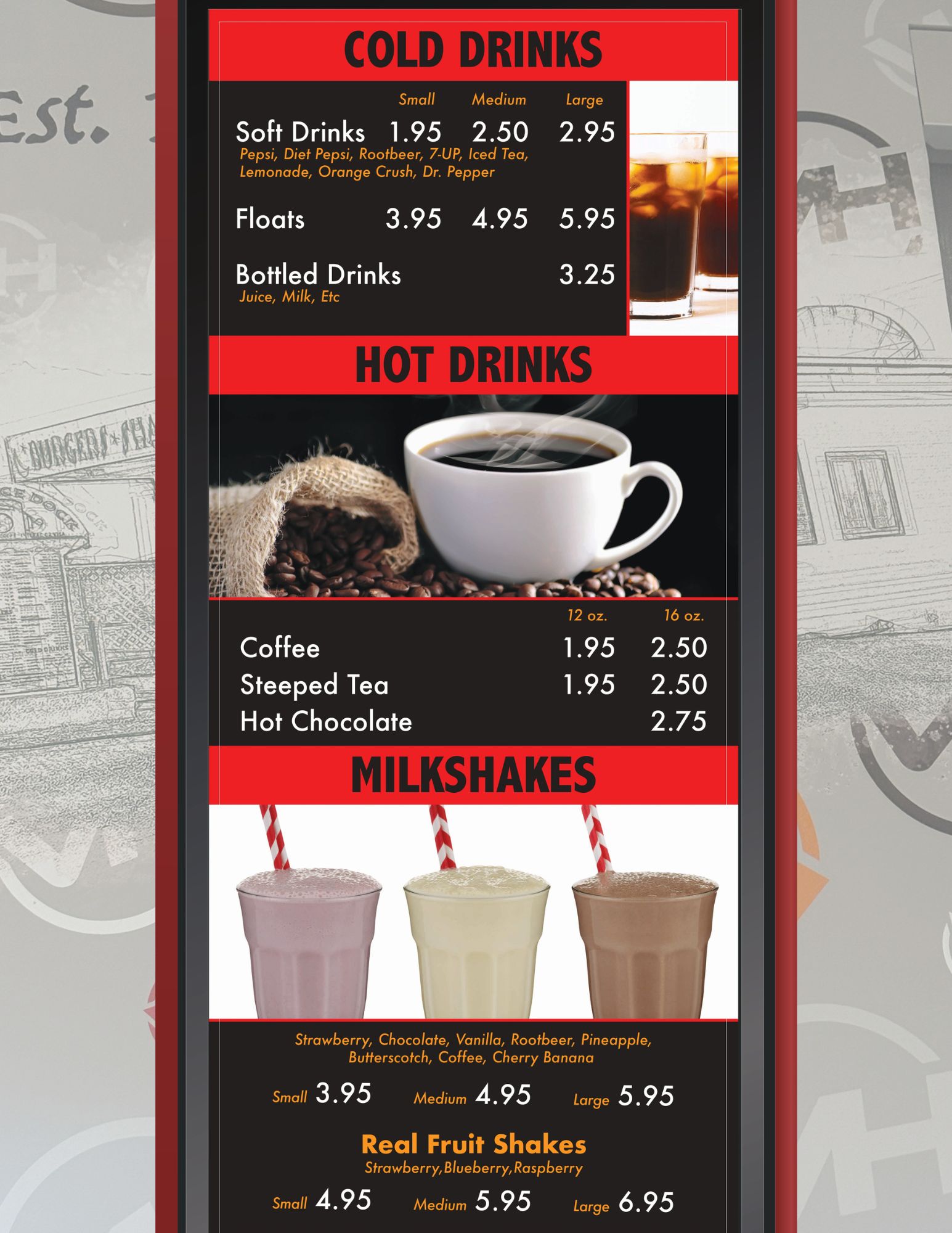 Drinks & Shakes