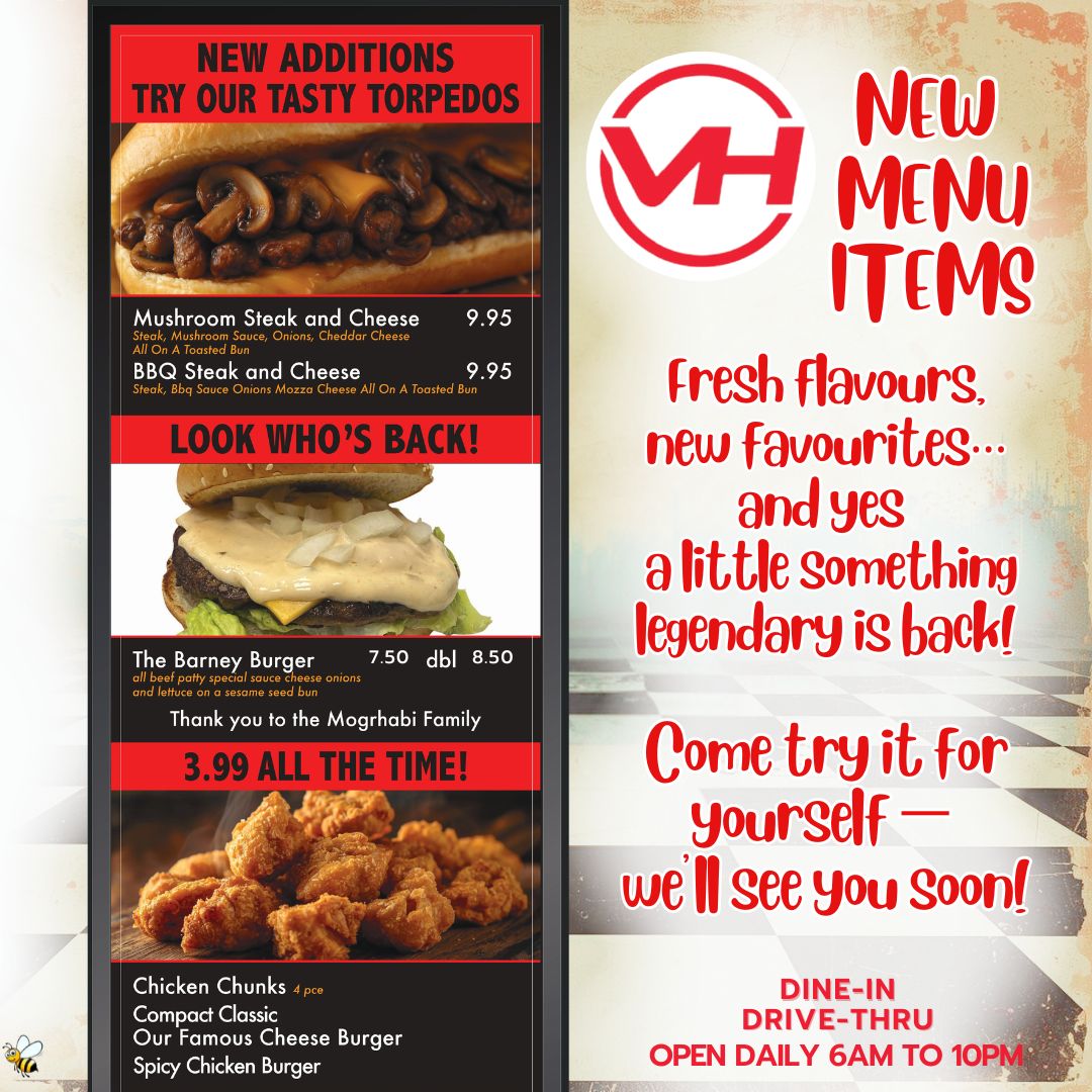 NEW Menu Items!