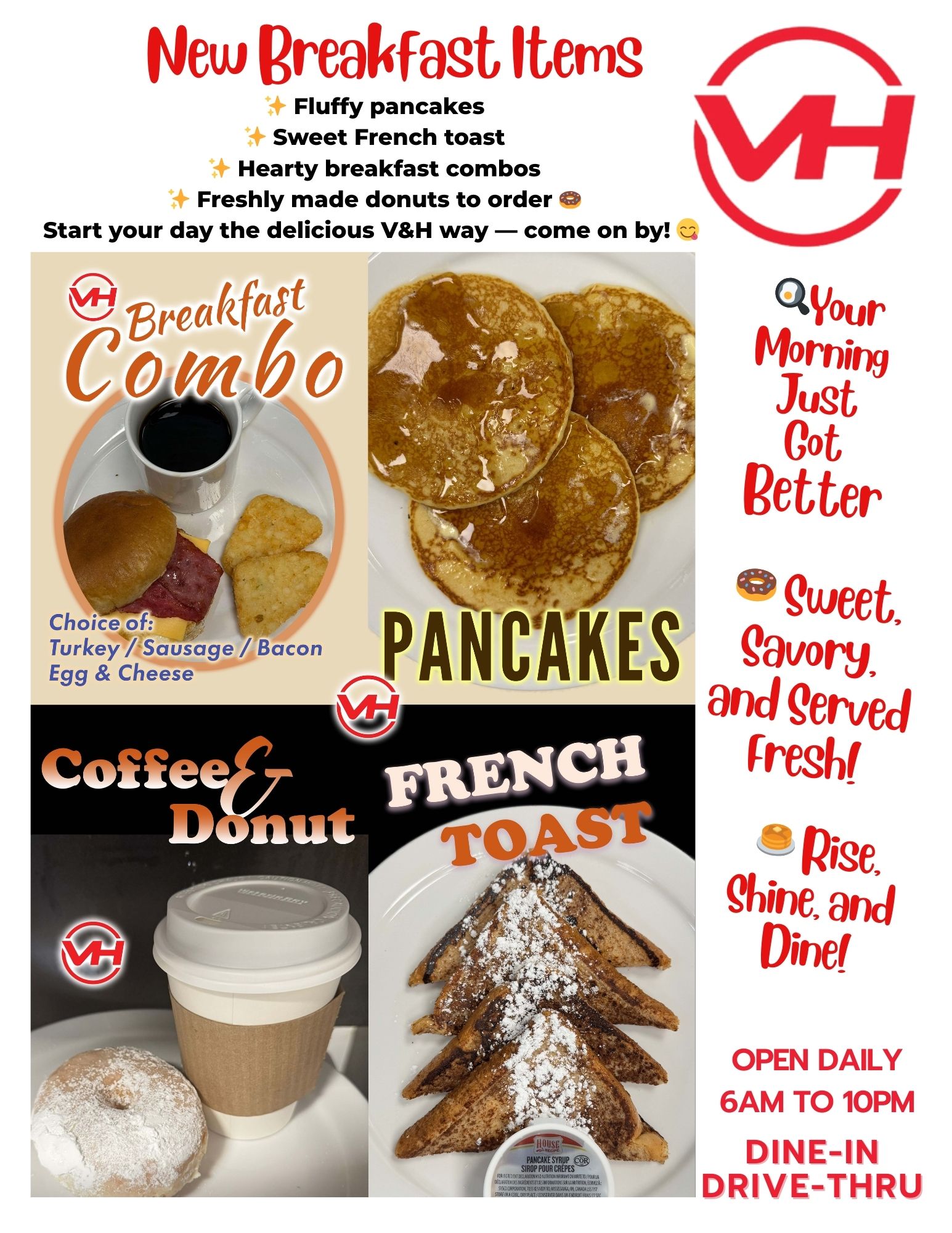 NEW Breakfast Items!